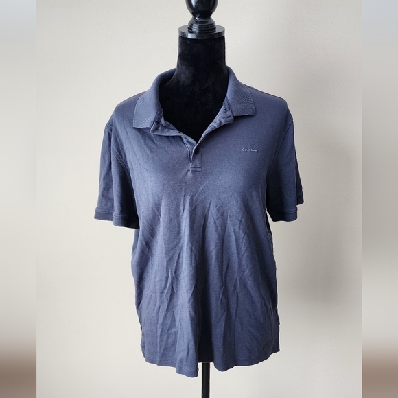 Calvin Klein Men's Gray Polo Size L. - Picture 1 of 9